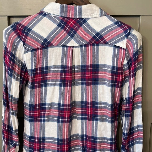 Rails Hunter Plaid Flannel Long Sleeve Button Down Shirt Super Soft Size XS - Picture 11 of 13